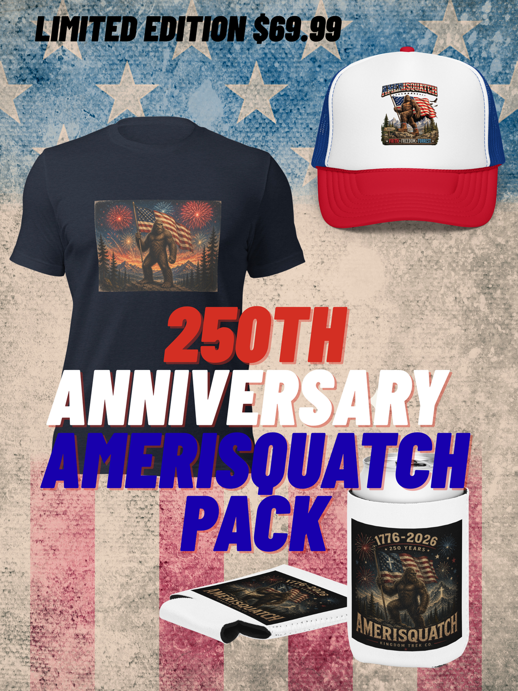 250th Anniversary Amerisquatch Pack-Kingdom Trek Co.™