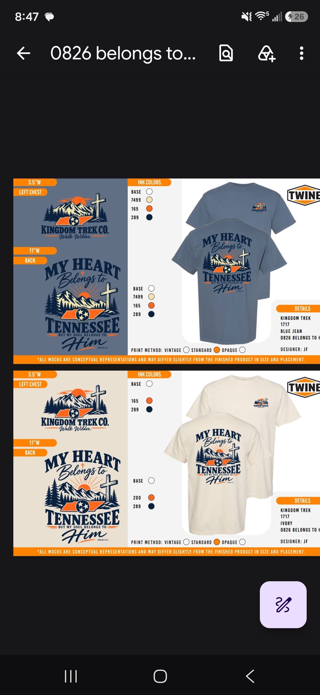 My Heart Belongs to Him Tee