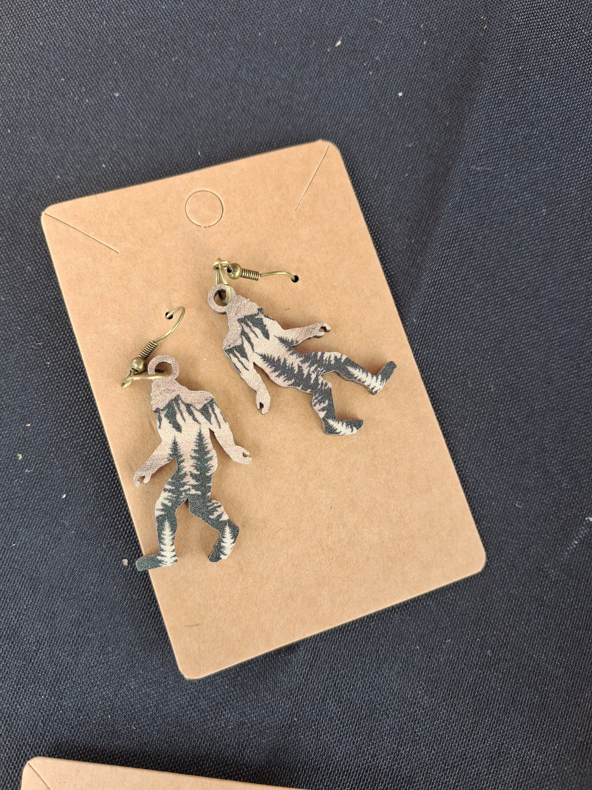 Bigfoot earrings